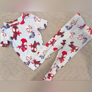 Marvel Spidey Amazing Friends Pajama Set - Red and Blue